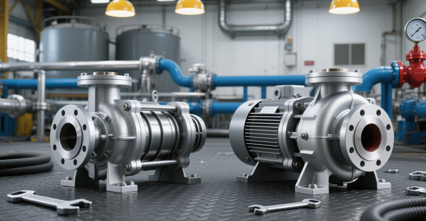 Bedane antarane pompa centrifugal jinis BB3 lan ketik BB4