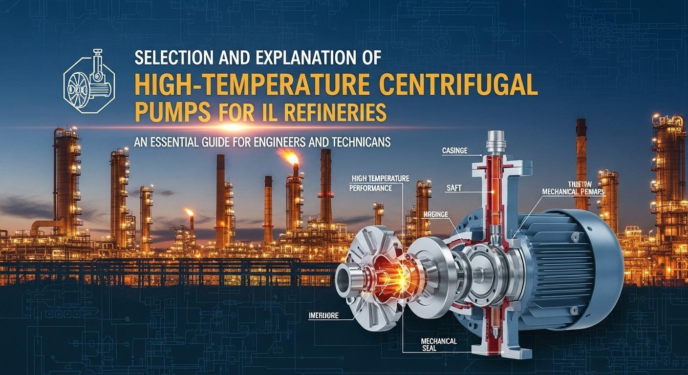 Pump Centrifugal Sentrifugal sing Dhuwur Kanggo Refinerasi