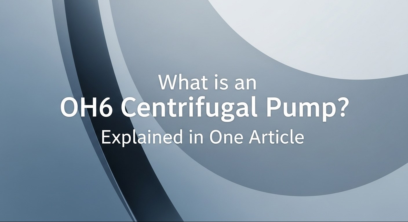 Apa pompa centrifugal oh6? 