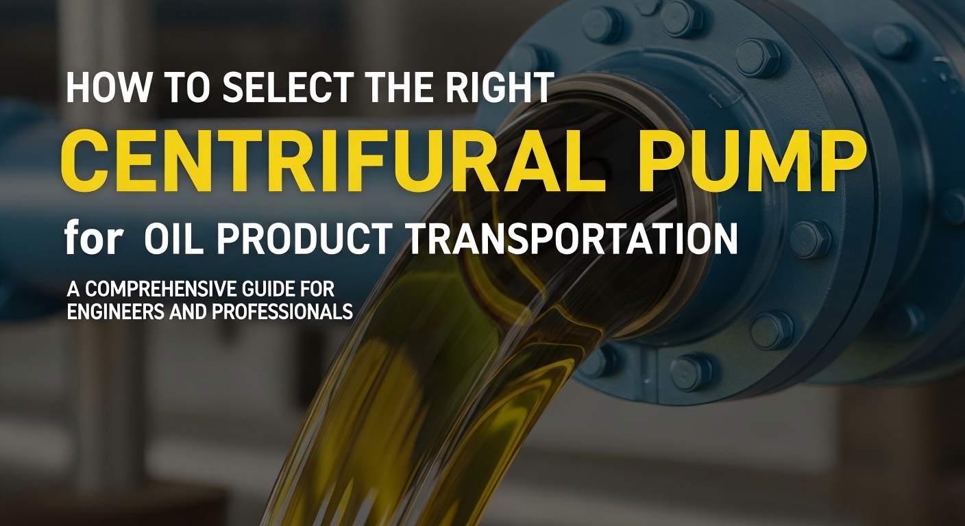 Cara Milih Pompa Centrifugal Tengen kanggo Transportasi Produk Minyak
