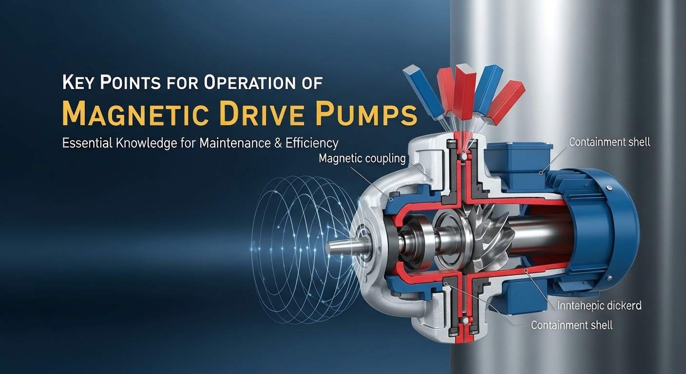Points Key kanggo operasi saka Magnetic Drive Pumps