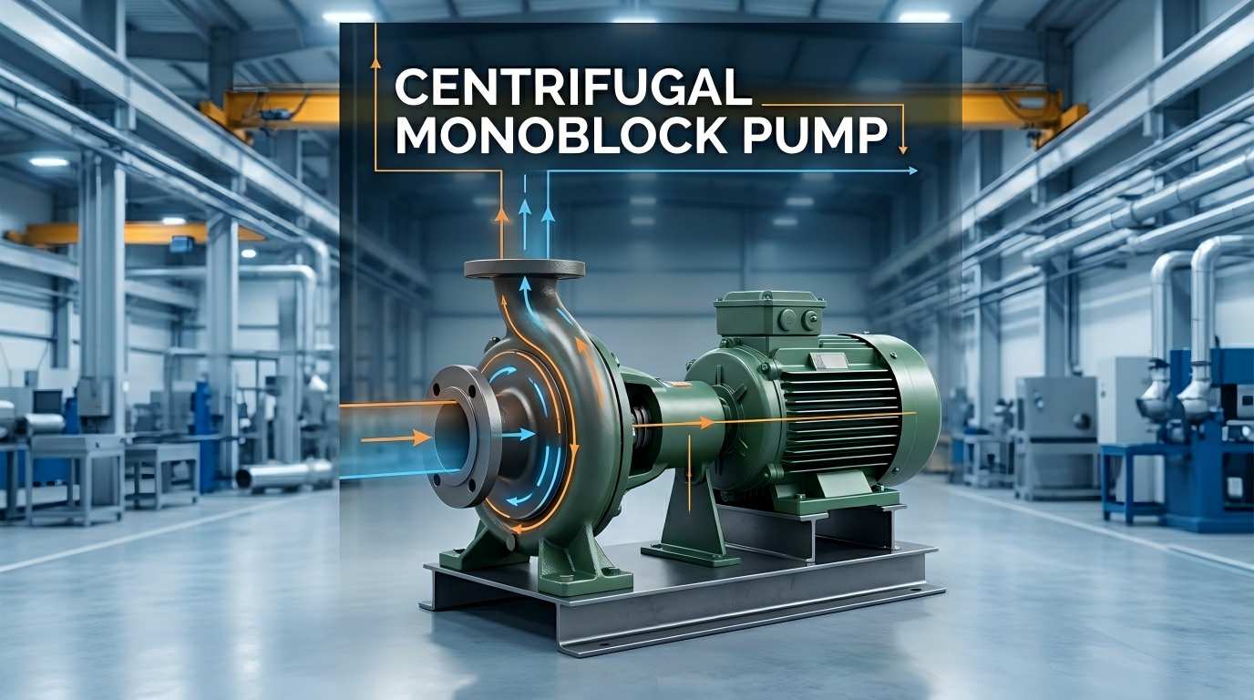 Apa Pompa Monoblock Centrifugal? Analisis Lengkap Prinsip Kerja, Fitur Struktural lan Aplikasi