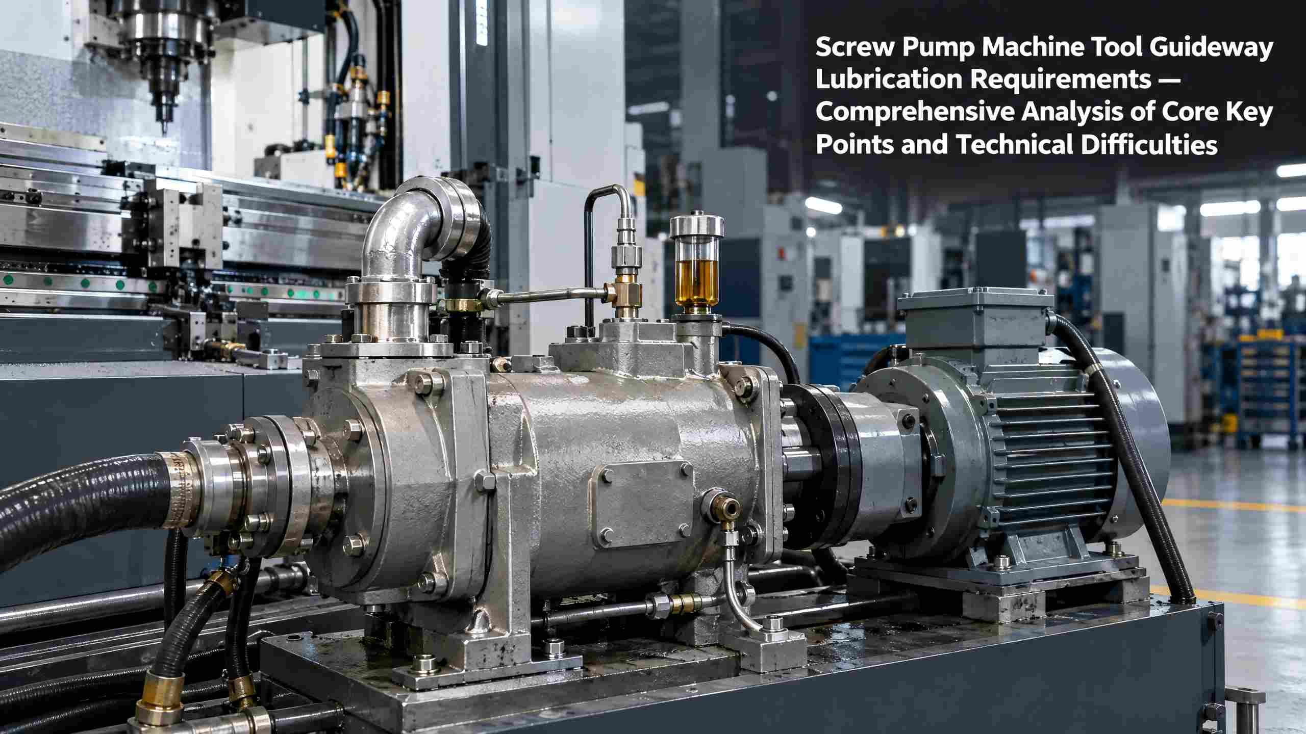 Screw Pump Machine Tool Guideway Lubrication Requirement - Analisis Komprehensif babagan Titik Kunci Inti lan Kesulitan Teknis