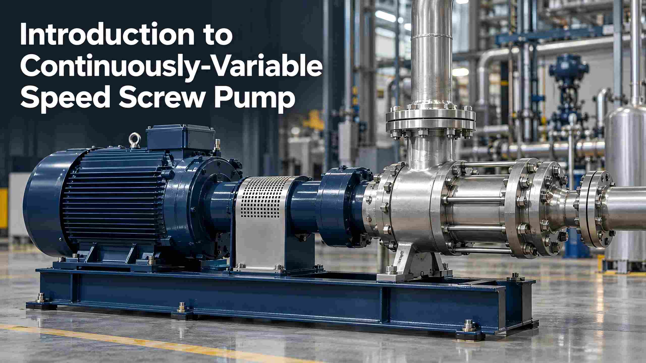 Pambuka kanggo Continuously-Variable Speed ​​Screw Pump